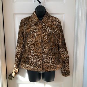 NWOT RUSSELL KEMP ANIMAL PRINT JACKET
